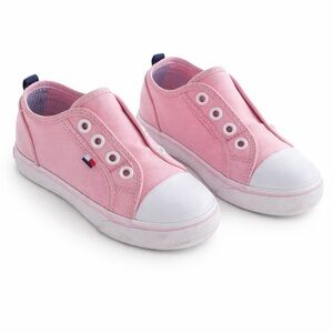Tommy Hilfiger Pink Slip-On Sneakers Size 7 Toddler GUC
